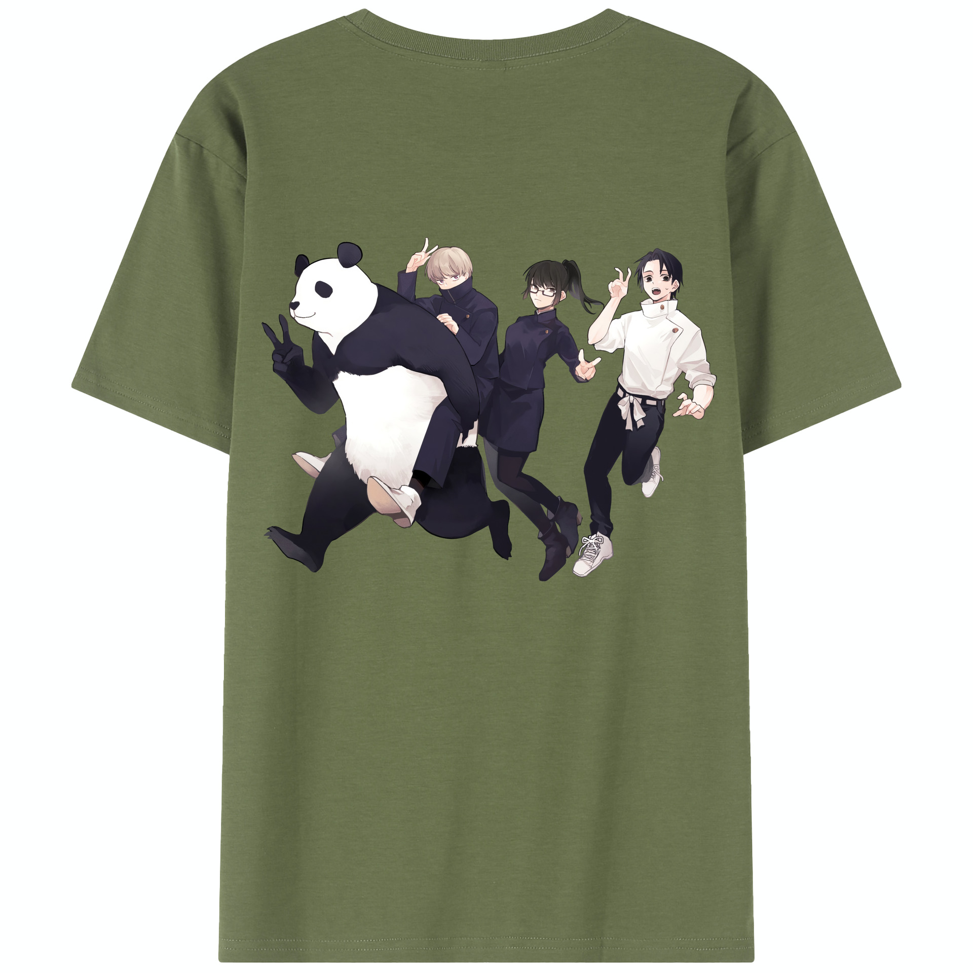 （画像用） 呪術廻戦 Jujutsu Kaisen 綿100％半袖Tシャツ（背面プリント）